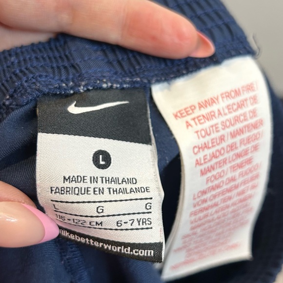 BARCELONA 2013 2014 HOME FOOTBALL SOCCER SHORTS NIKE Boys Blue - Picture 5 of 6